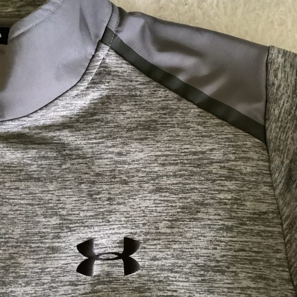 Men”s Jacket Gray Under‎ Armor Cold Gear Zip Up Size XXL - Picture 8 of 10